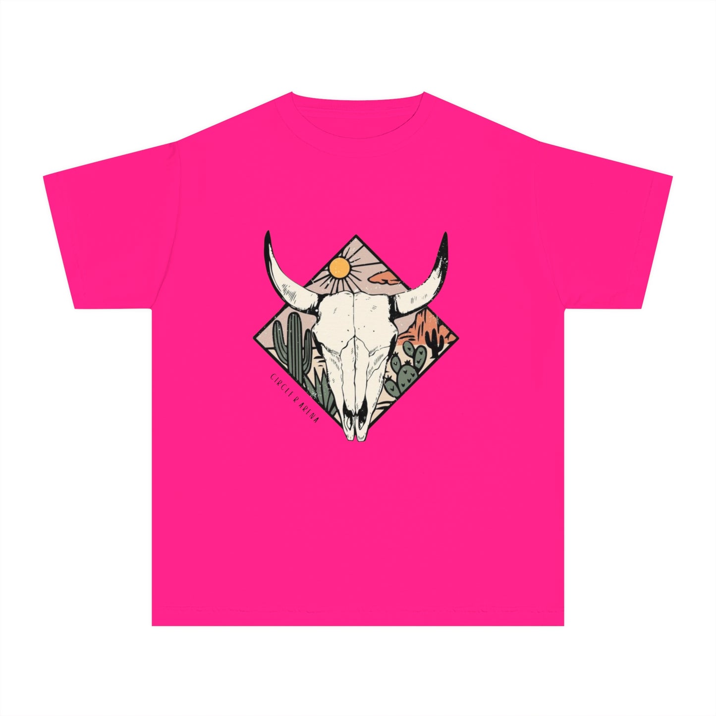 Desert Sunset CRA Logo Unisex Kids Tee