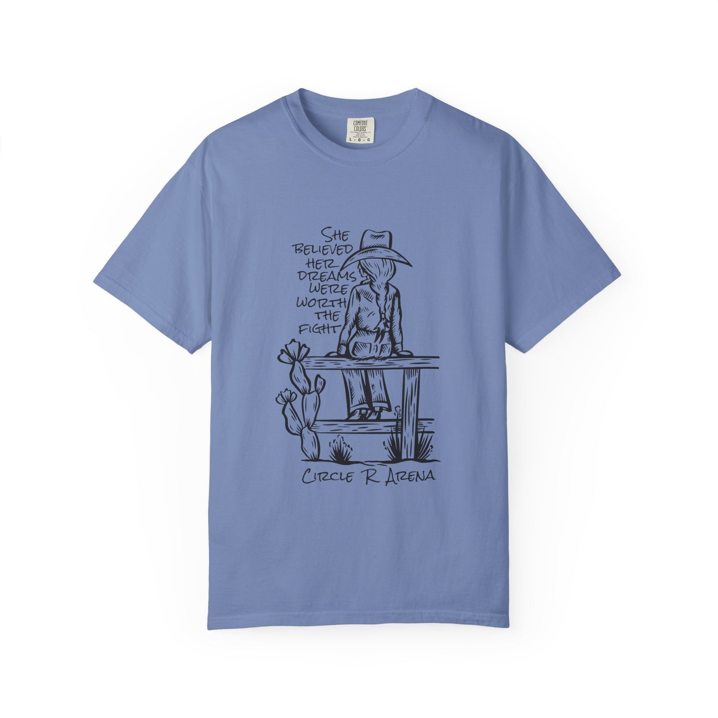 Worth The Fight - Circle R Arena Logo Adult Tee
