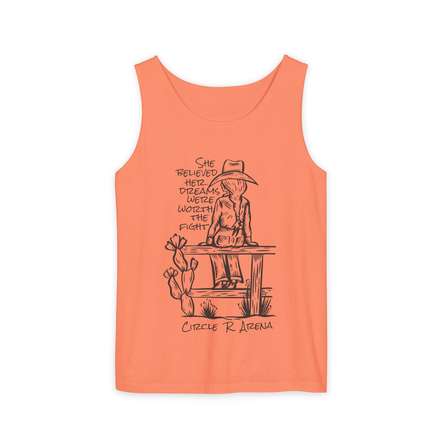 Worth The Fight - Circle R Arena Logo Unisex Tank