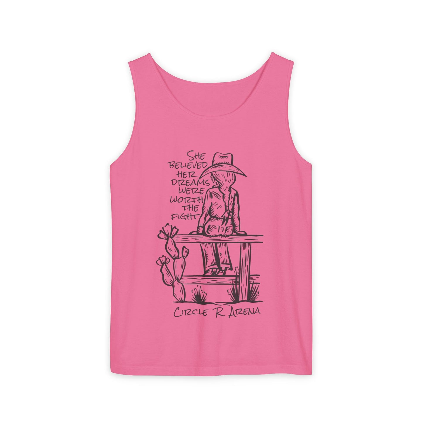 Worth The Fight - Circle R Arena Logo Unisex Tank