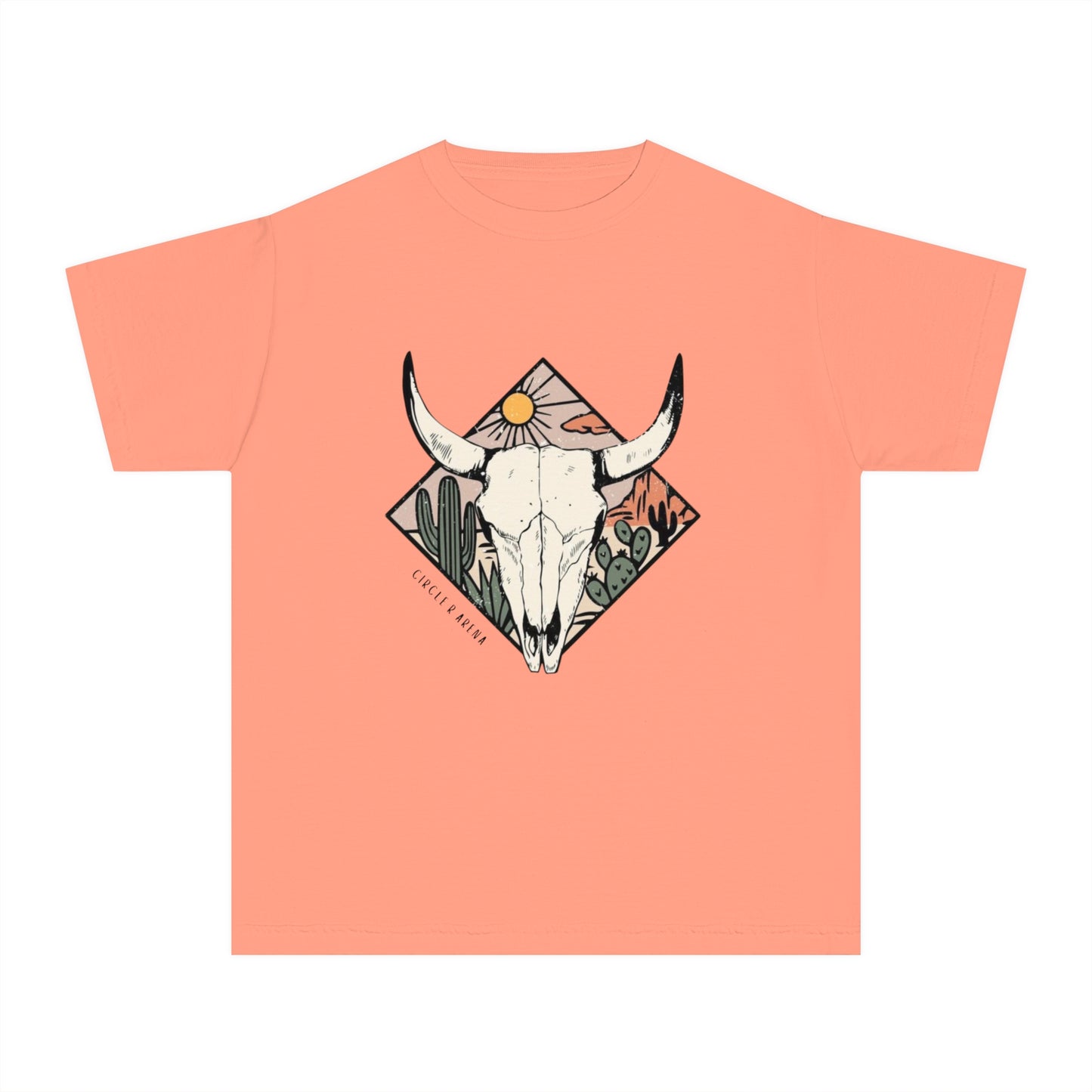 Desert Sunset CRA Logo Unisex Kids Tee