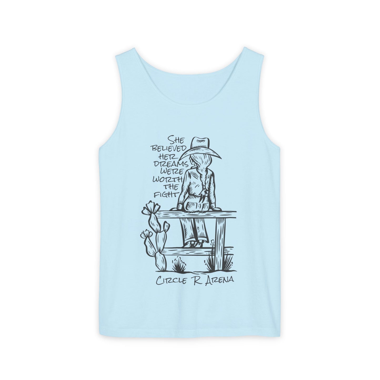 Worth The Fight - Circle R Arena Logo Unisex Tank