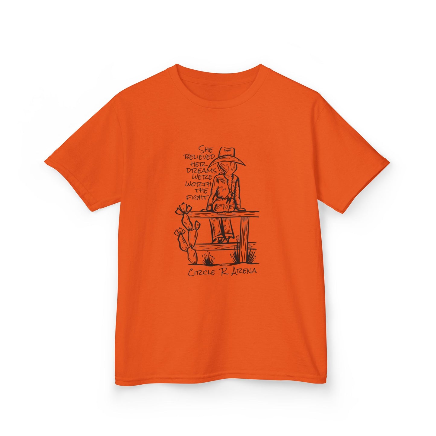 Worth The Fight - Circle R Arena Kids Tee
