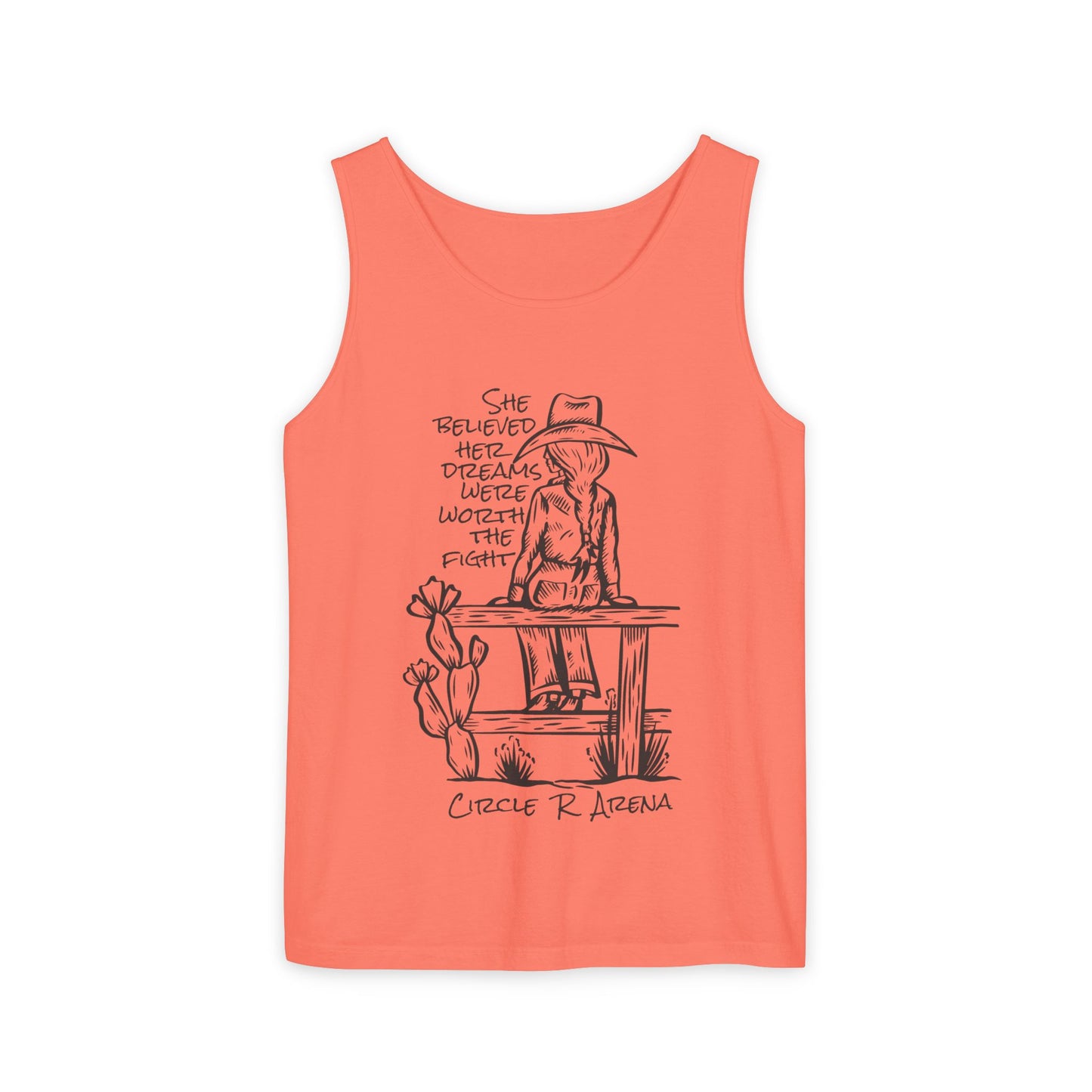 Worth The Fight - Circle R Arena Logo Unisex Tank