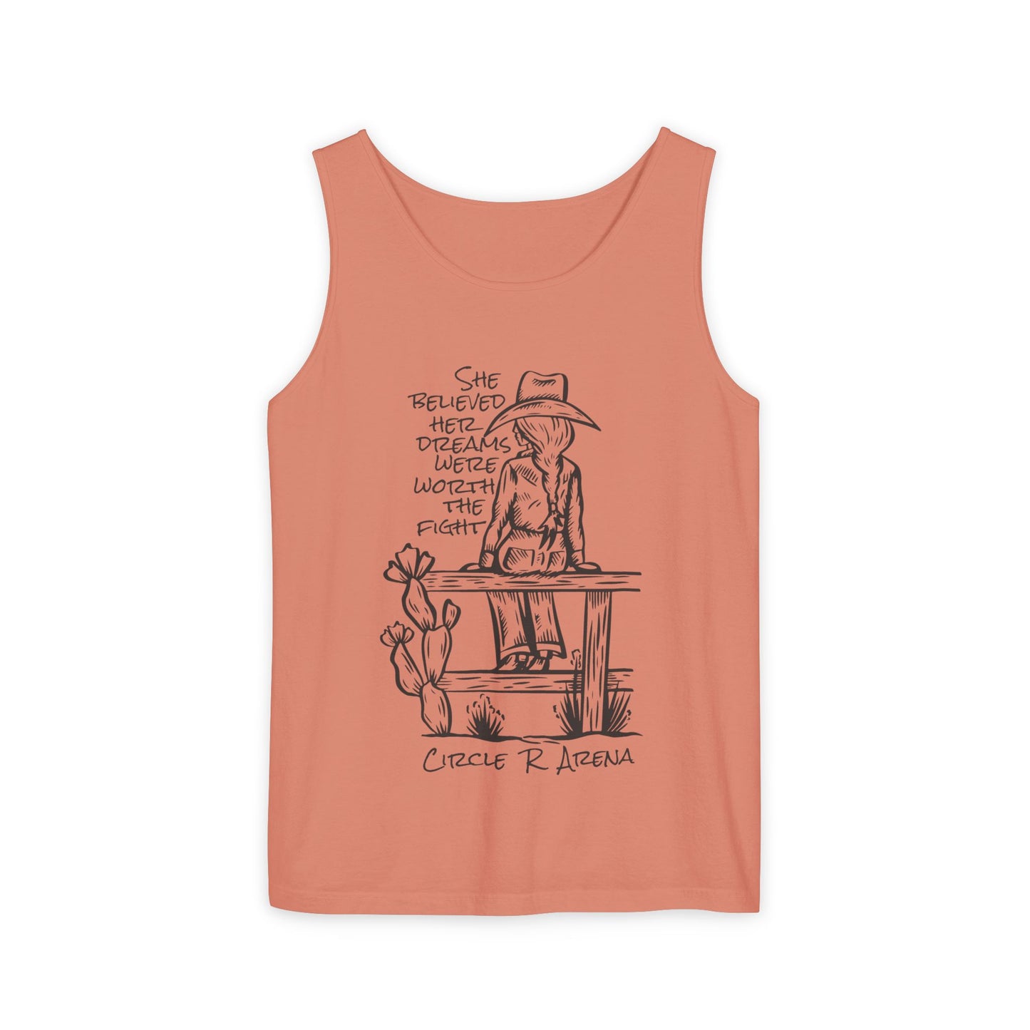 Worth The Fight - Circle R Arena Logo Unisex Tank