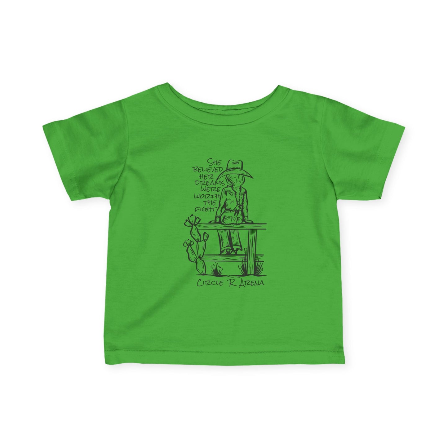 Worth The Fight - Circle R Arena Infant Tee