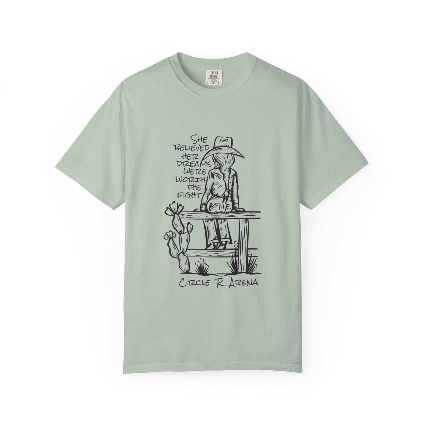 Worth The Fight - Circle R Arena Logo Adult Tee