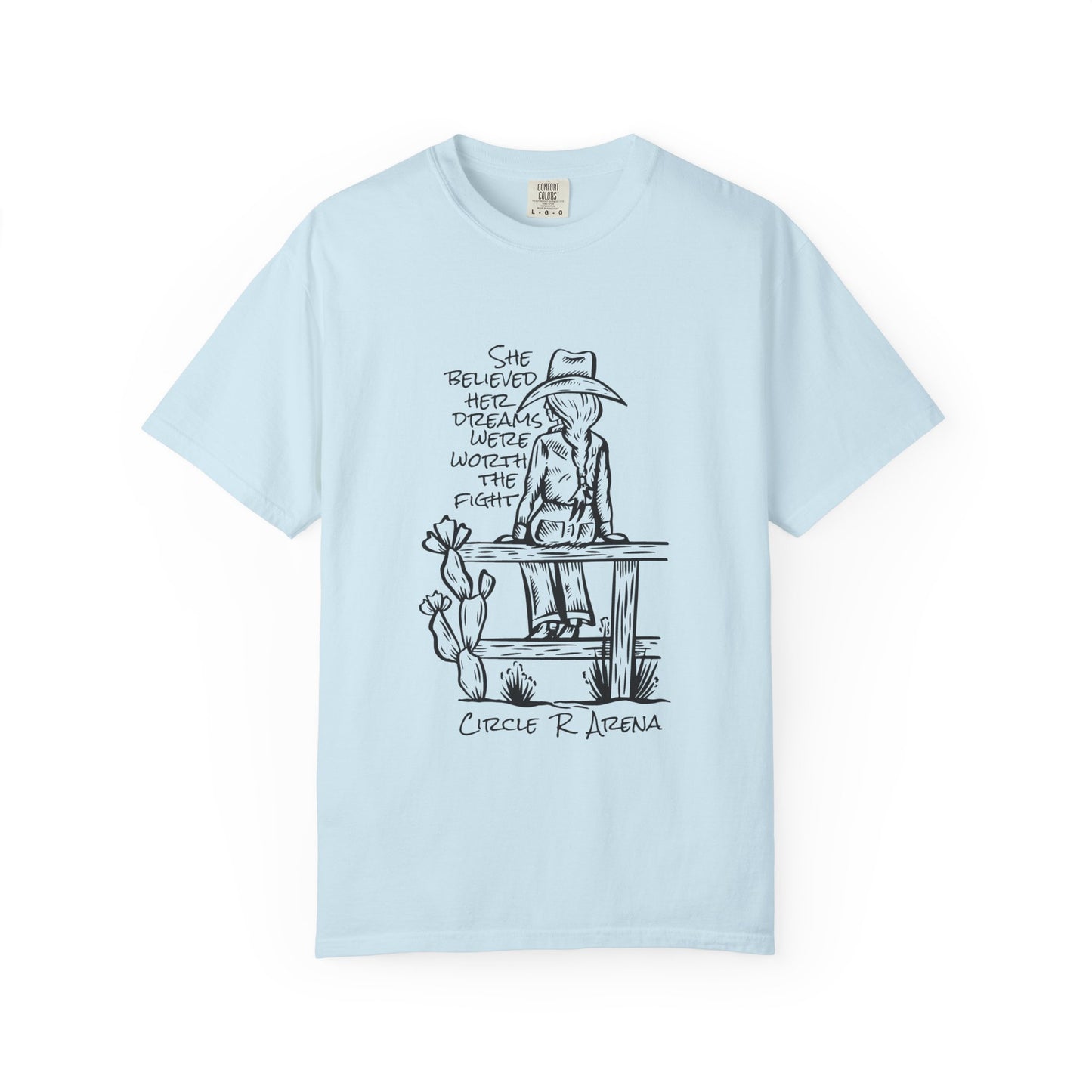 Worth The Fight - Circle R Arena Logo Adult Tee