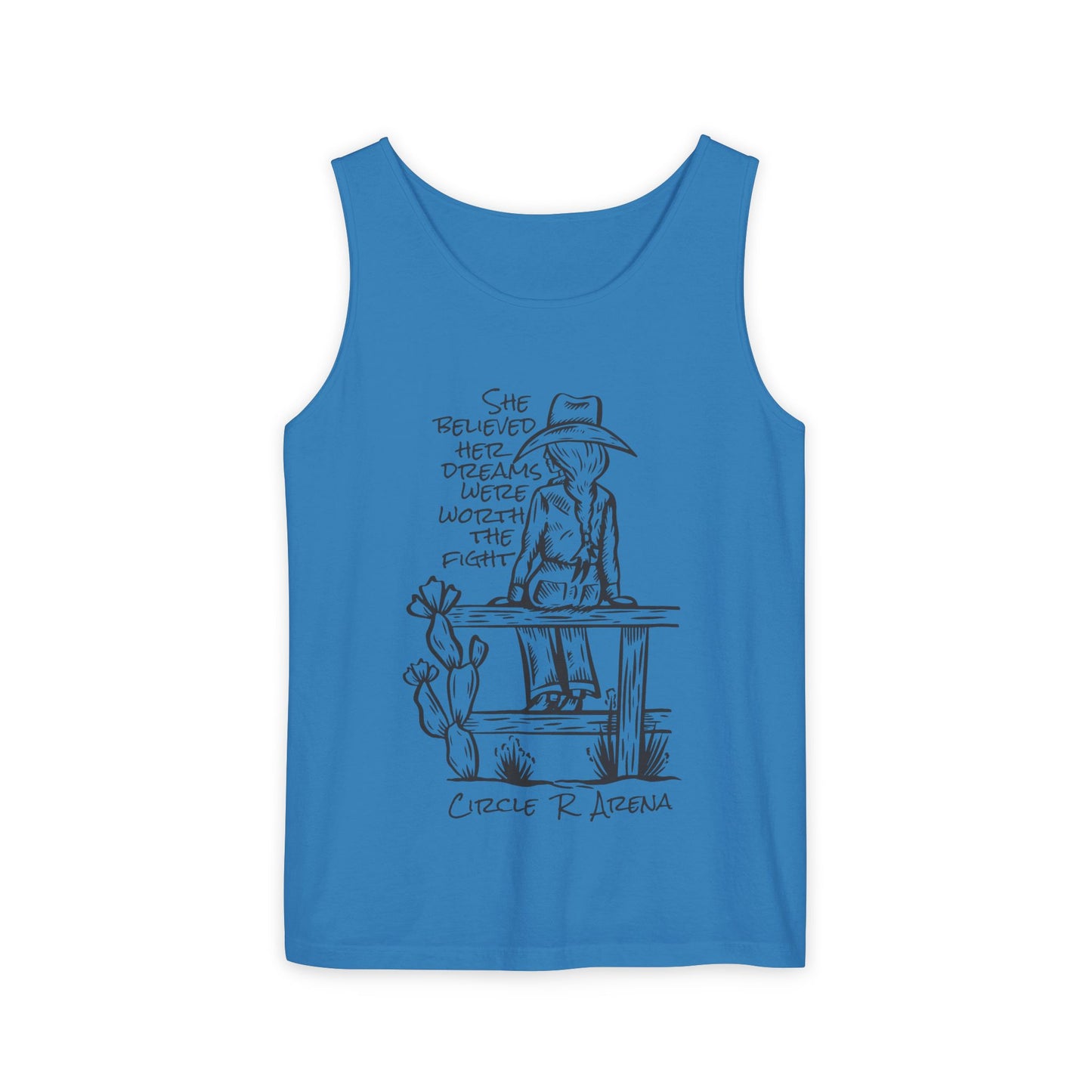 Worth The Fight - Circle R Arena Logo Unisex Tank