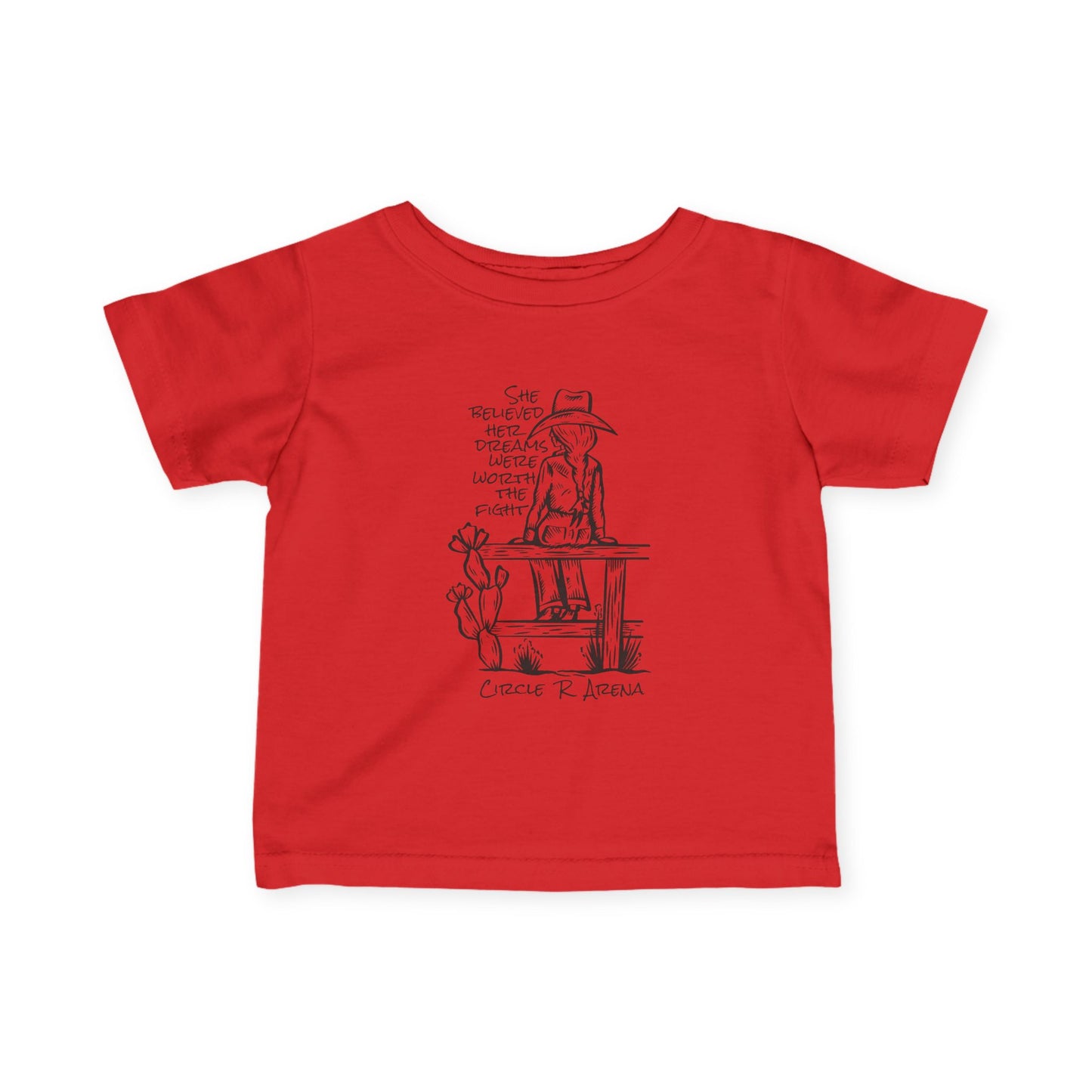 Worth The Fight - Circle R Arena Infant Tee