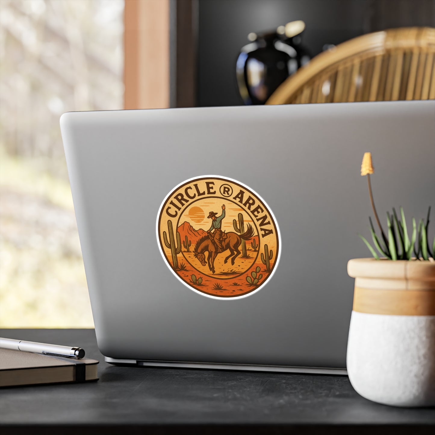 Bucking Horse Vinyl Decal