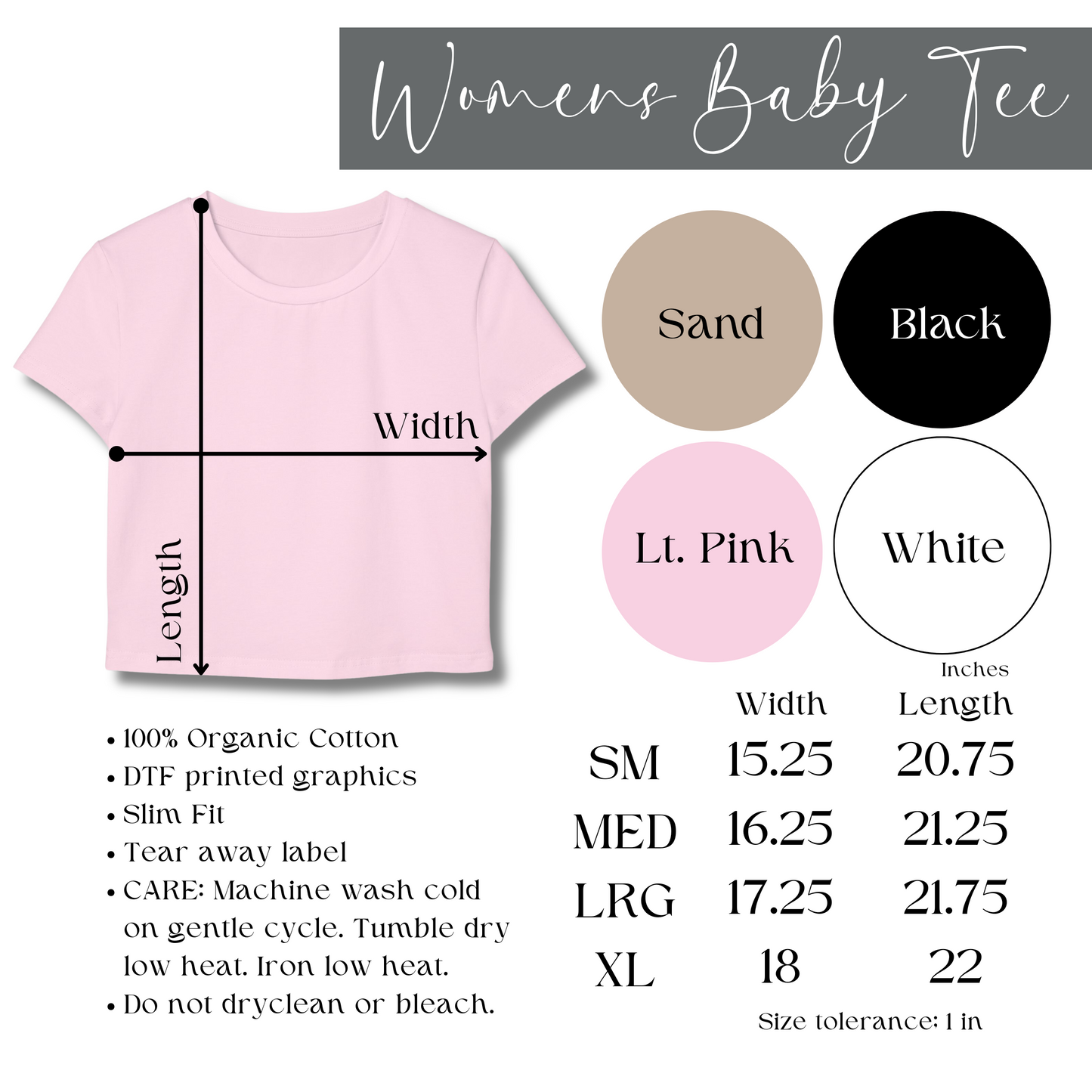 Grit & Grace Women's Baby Tee