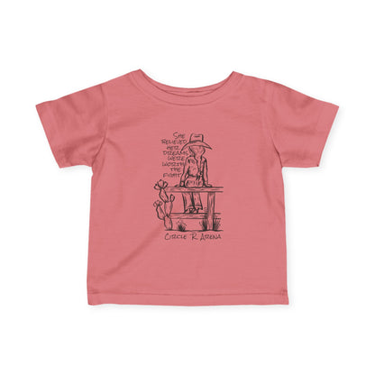 Worth The Fight - Circle R Arena Infant Tee