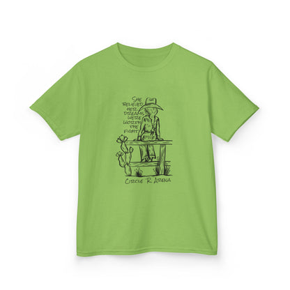Worth The Fight - Circle R Arena Kids Tee