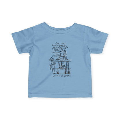 Worth The Fight - Circle R Arena Infant Tee