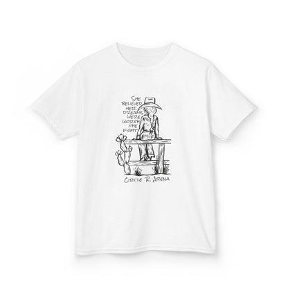 Worth The Fight - Circle R Arena Kids Tee