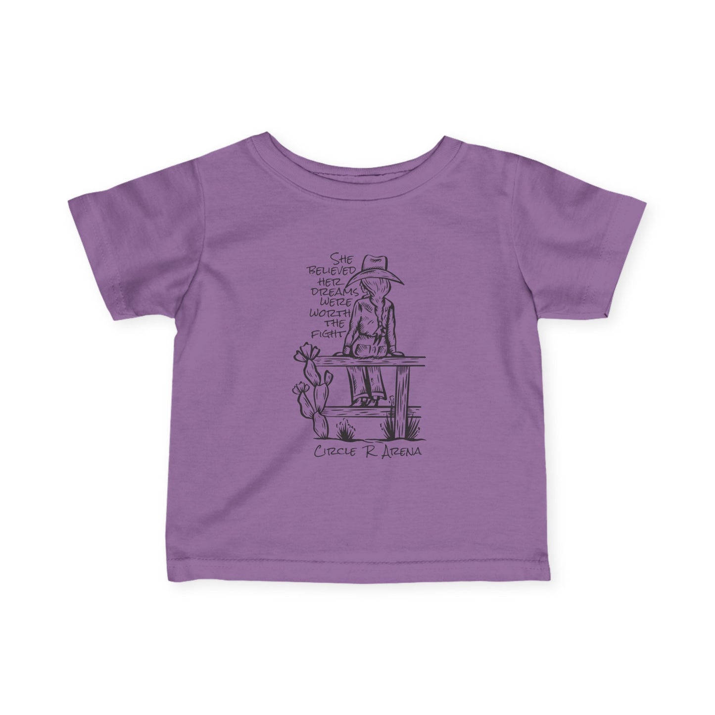 Worth The Fight - Circle R Arena Infant Tee