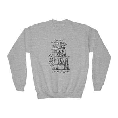 Worth The Fight - Circle R Arena Unisex Kids Sweatshirt
