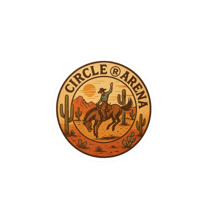 Bucking Horse Vinyl Decal
