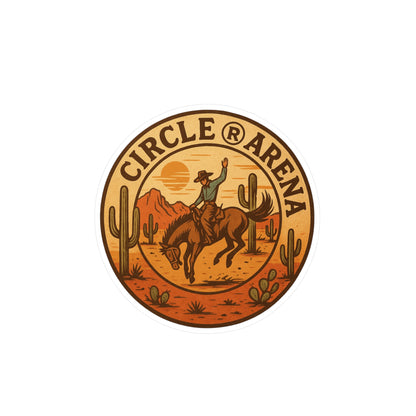 Bucking Horse Vinyl Decal