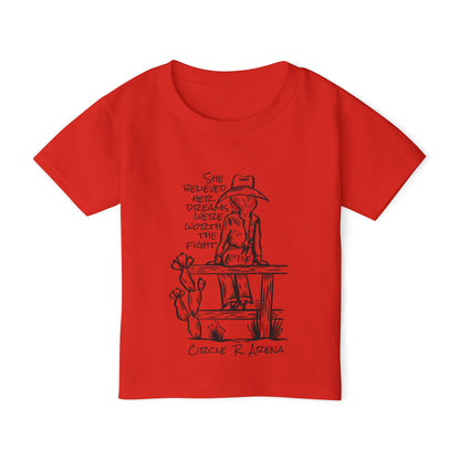 Worth The Fight - Circle R Arena Logo Toddler Tee