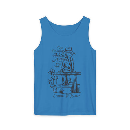 Worth The Fight - Circle R Arena Logo Unisex Tank