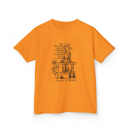Worth The Fight - Circle R Arena Kids Tee