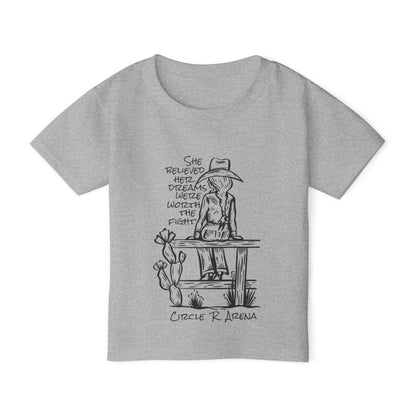 Worth The Fight - Circle R Arena Logo Toddler Tee